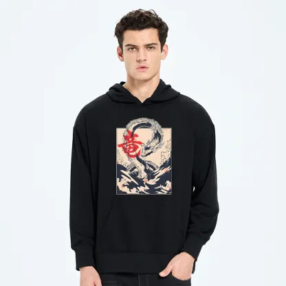 Tokyo-Tiger Sea Dragon Japanese Classic Hoodie