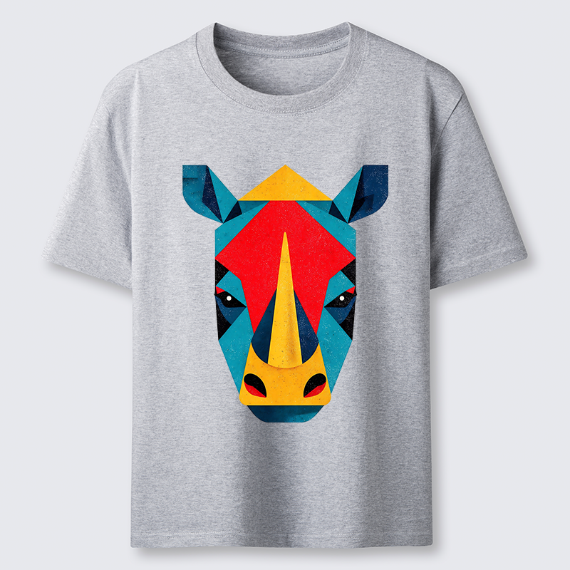 Tokyo-Tiger Geometric Rhino Art Classic T-Shirt