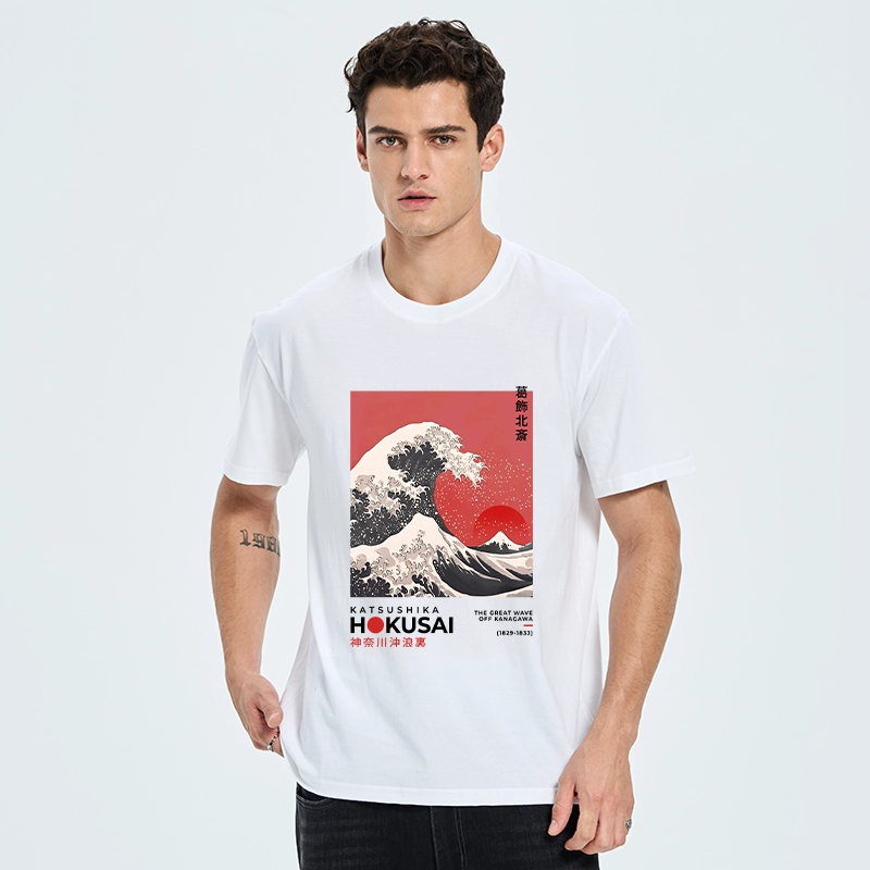 Tokyo-Tiger Mount Fuji Beneath The Wave Classic T-Shirt