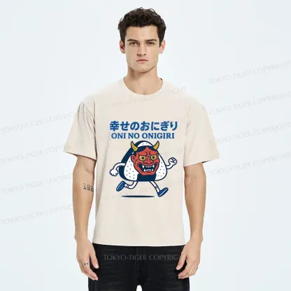 Tokyo-Tiger Sushi Monster Washed T-Shirt
