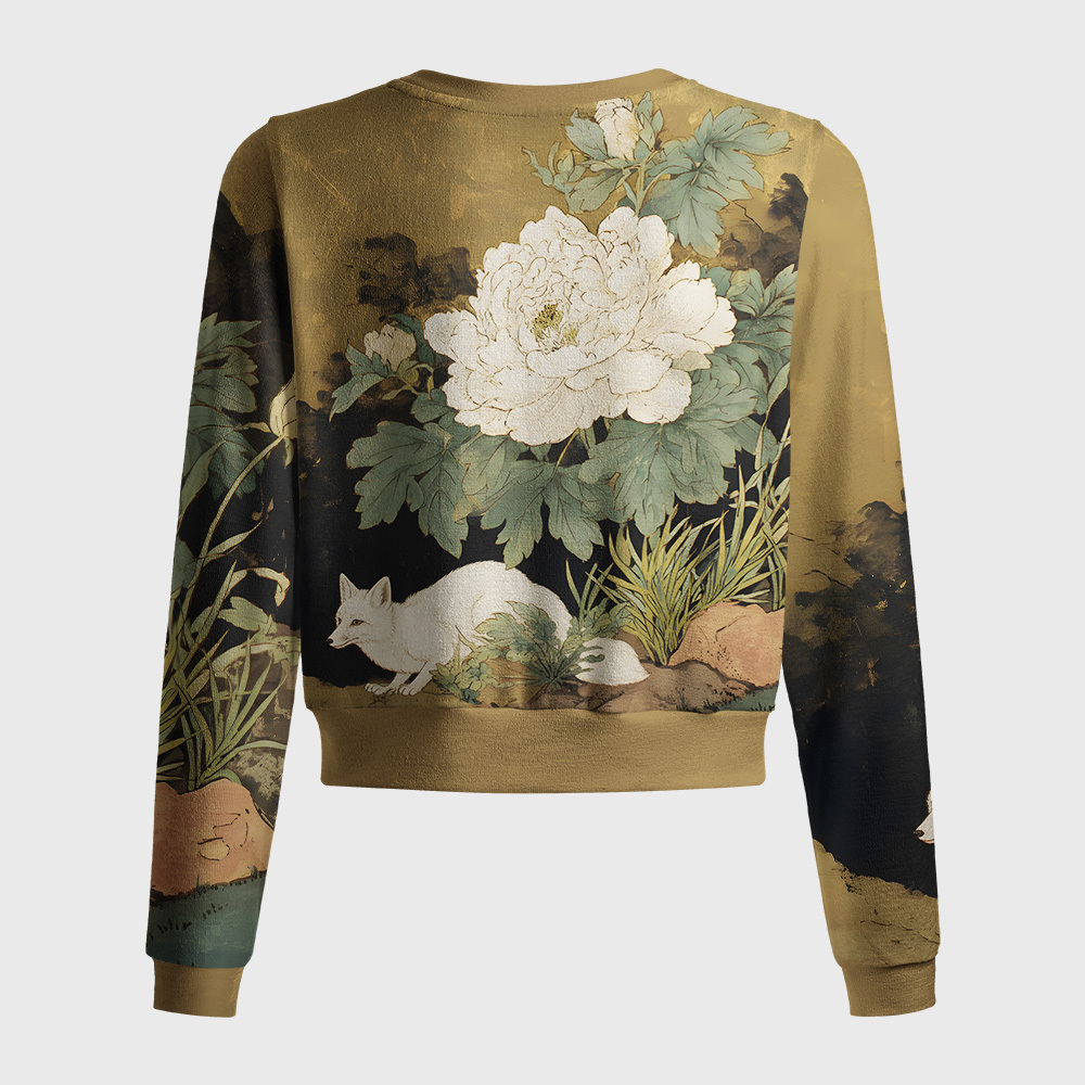 Tokyo-Tiger Peony And Fox Women's Lightweight Cardigan