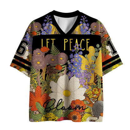 Tokyo-Tiger Peace In Bloom Mesh Jersey