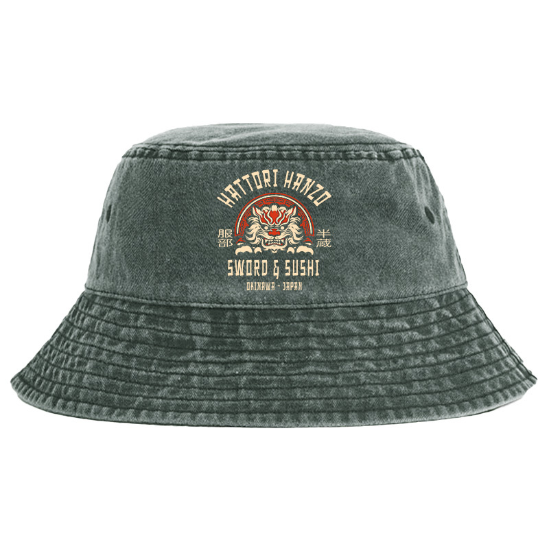 Tokyo-Tiger Hattori Hanzo Sword Washed Bucket Hat