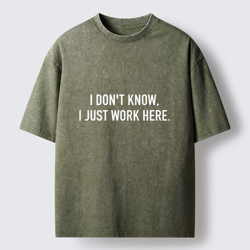 Tokyo-Tiger Work Life Mood Washed T-Shirt
