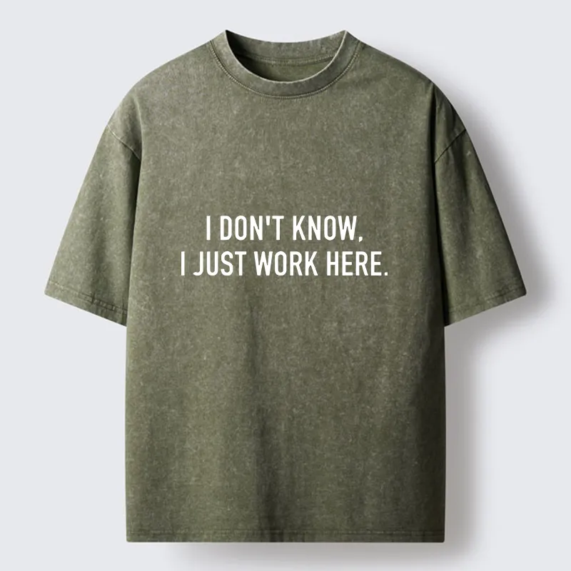 Tokyo-Tiger Work Life Mood Washed T-Shirt