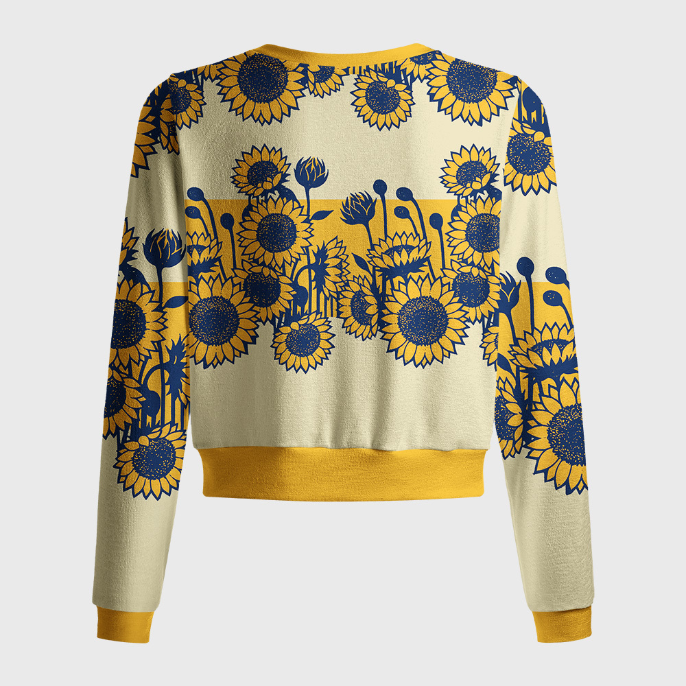 Tokyo-Tiger The Poem of Sunflowers Women's Lightweight Cardigan