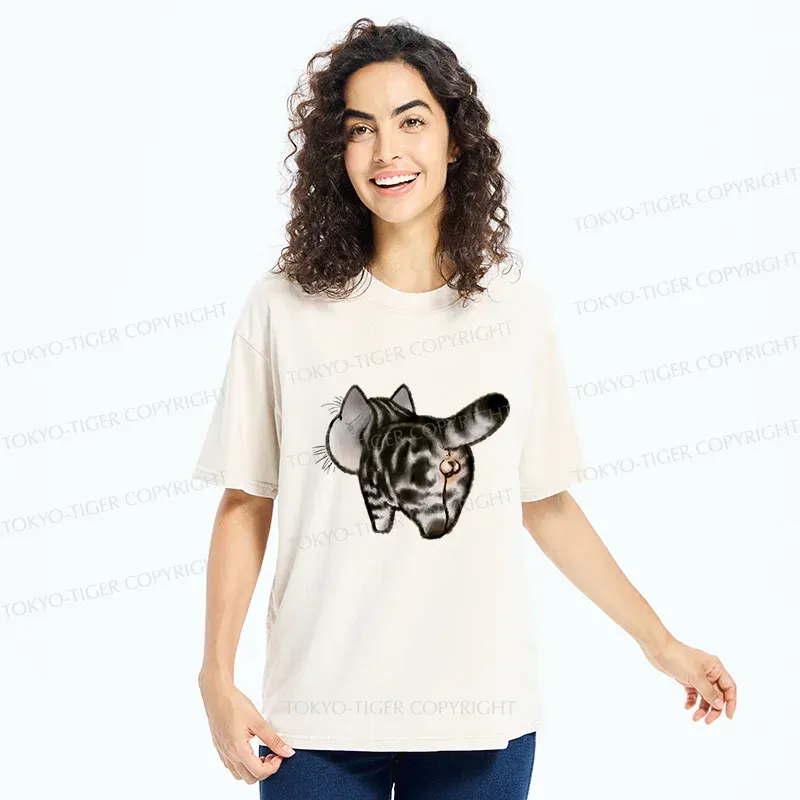 Tokyo-Tiger Cat's Back Washed T-Shirt