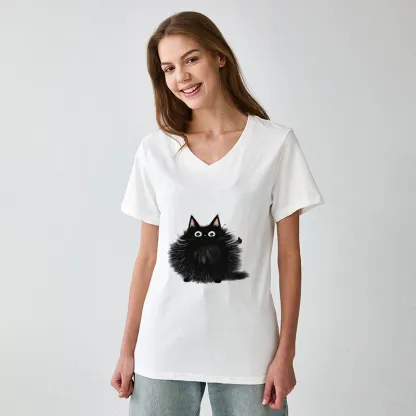 Tokyo-Tiger Cat's Approval V-Neck Classic T-Shirt