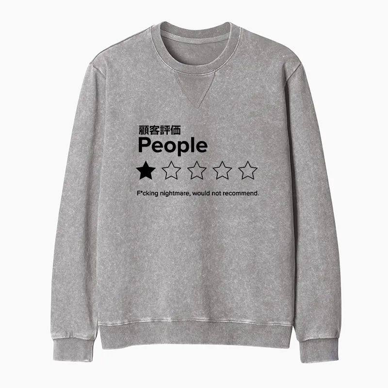 Tokyo-Tiger Evaluation People Washed Terry Sweatshirt