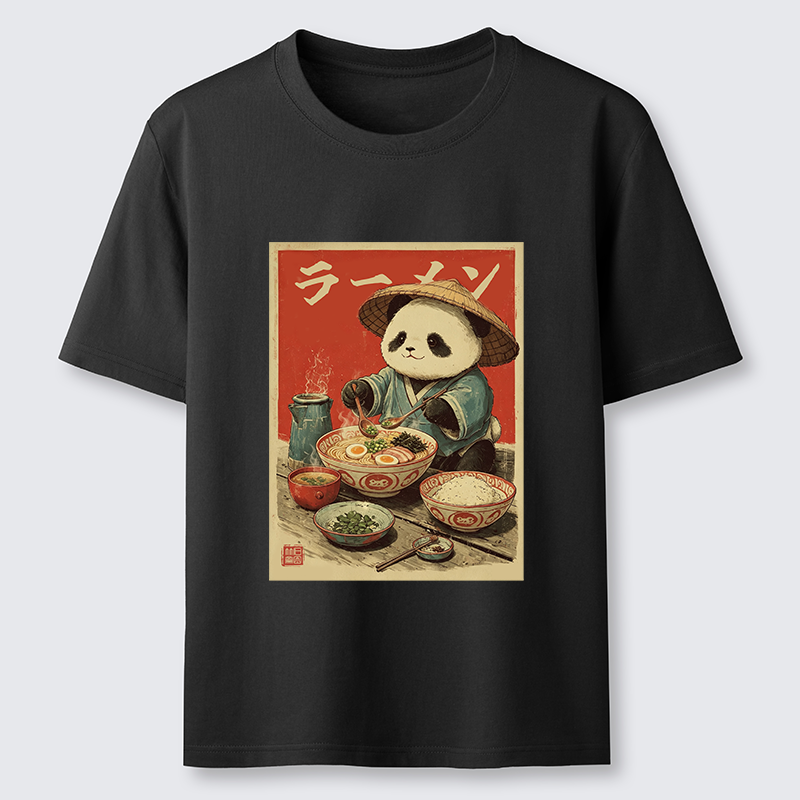Tokyo-Tiger Panda Enjoying Ramen Classic T-Shirt