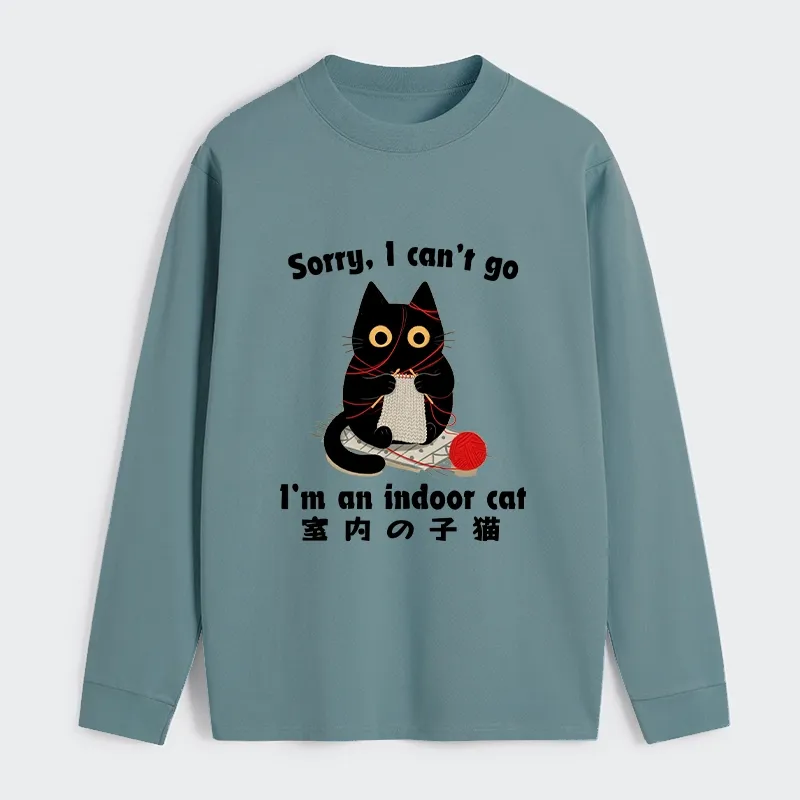 Tokyo‑Tiger Indoor Cat Meme Classic Long Sleeve T-Shirt