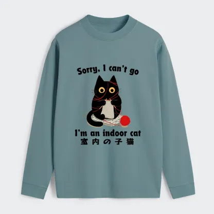 Tokyo‑Tiger Indoor Cat Meme Classic Long Sleeve T-Shirt