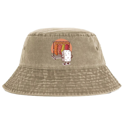 Tokyo-Tiger Which One Should I Wear Today Washed Bucket Hat