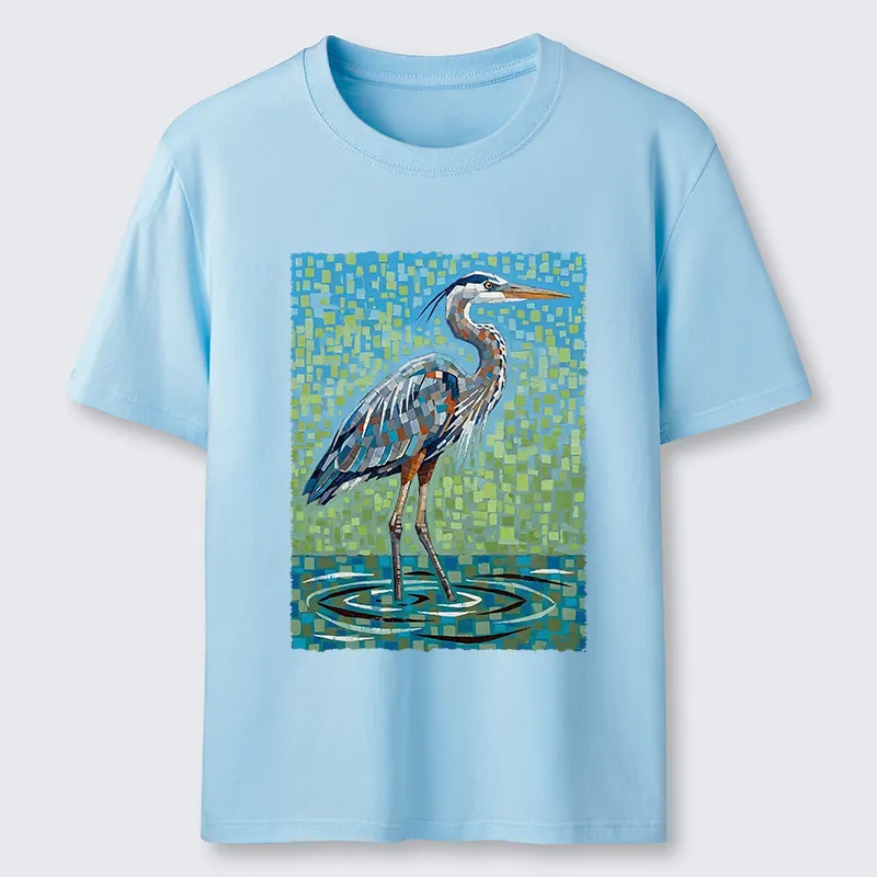 Tokyo-Tiger Color Block Heron Classic T-Shirt