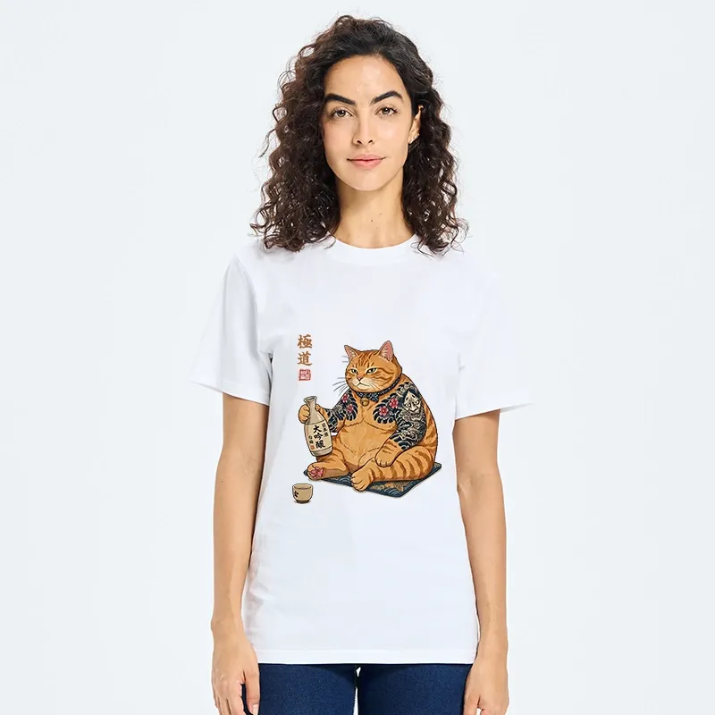 Tokyo-Tiger Traditional Japanese Cat Sake Classic T-Shirt