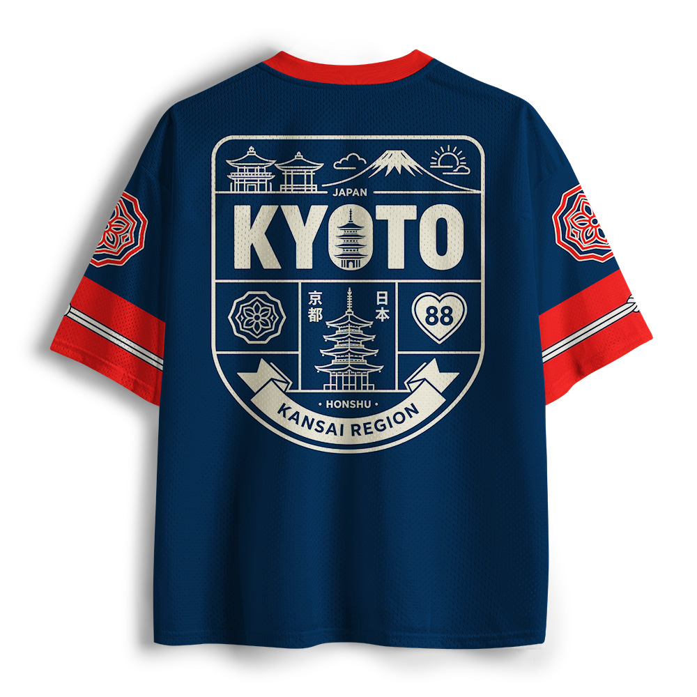 Tokyo-Tiger Kyoto Kimono Mesh Jersey