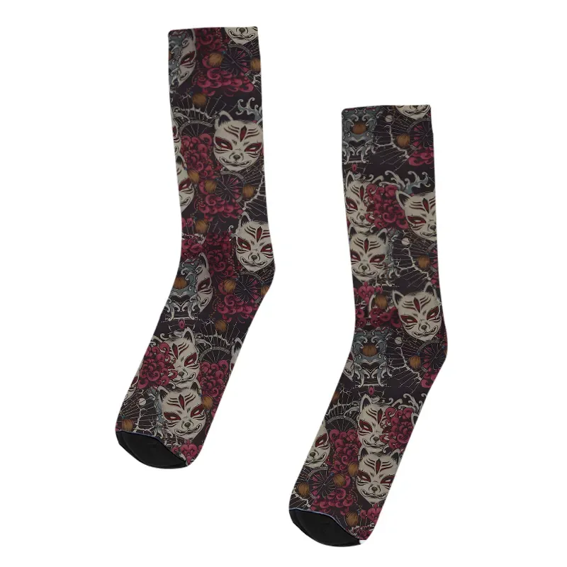 Tokyo-Tiger Japanese Fox Mask Socks