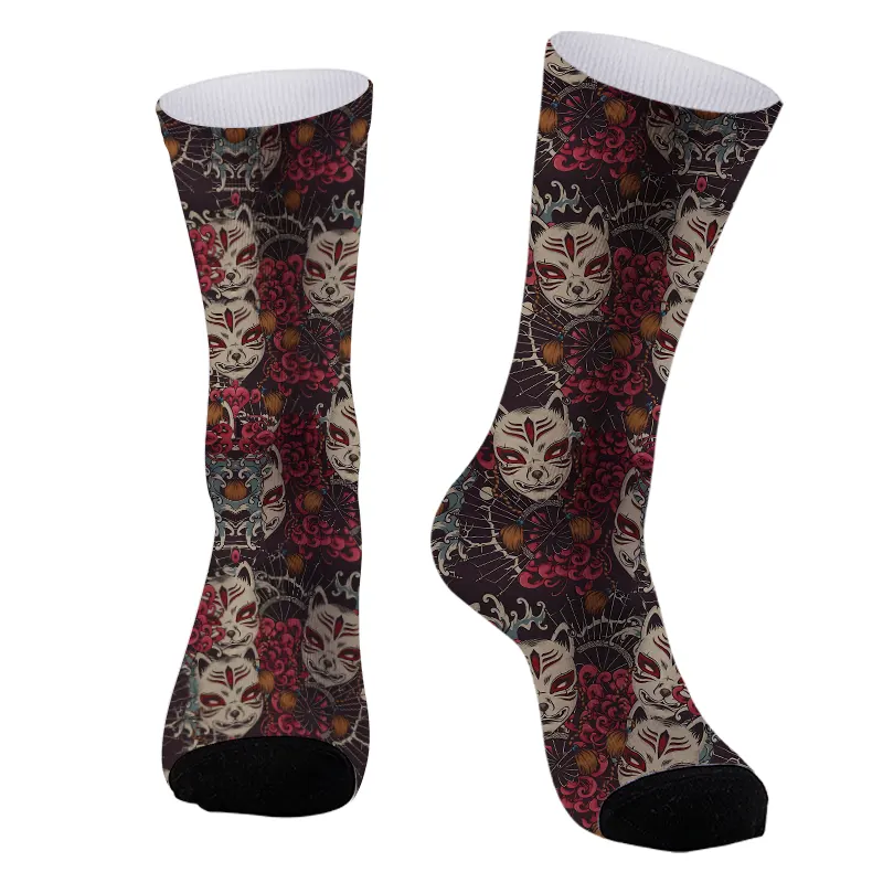 Tokyo-Tiger Japanese Fox Mask Socks
