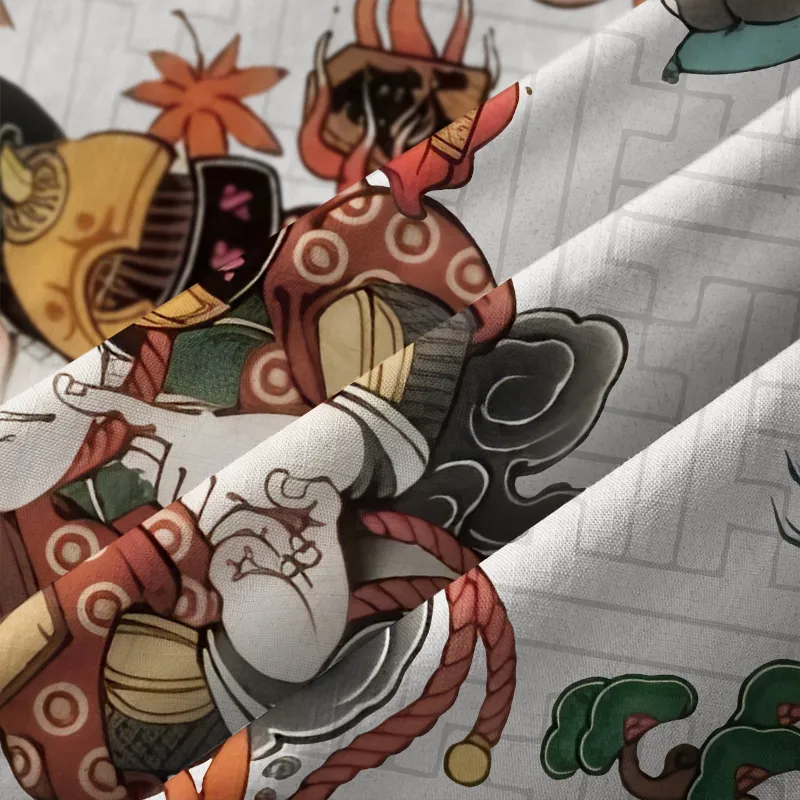 Tokyo-Tiger Classic Japanese Elements Button-up Shirt