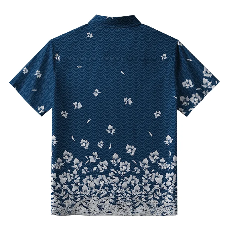 Tokyo-Tiger Falling Petals Aloha Hawaiian Shirt