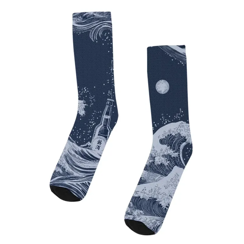 Tokyo-Tiger The Great Wave Off Beer Socks