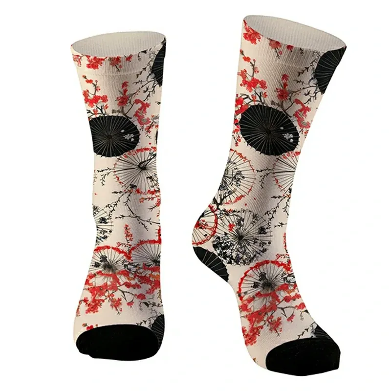 Tokyo-Tiger Japanese Oil Paper Umbrella Socks