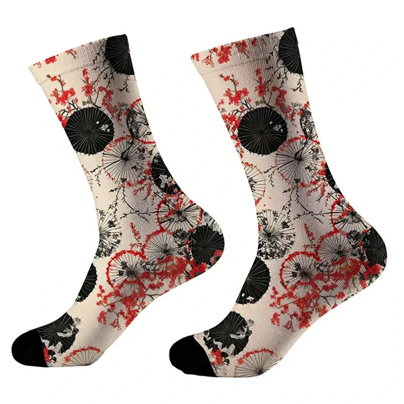 Tokyo-Tiger Japanese Oil Paper Umbrella Socks
