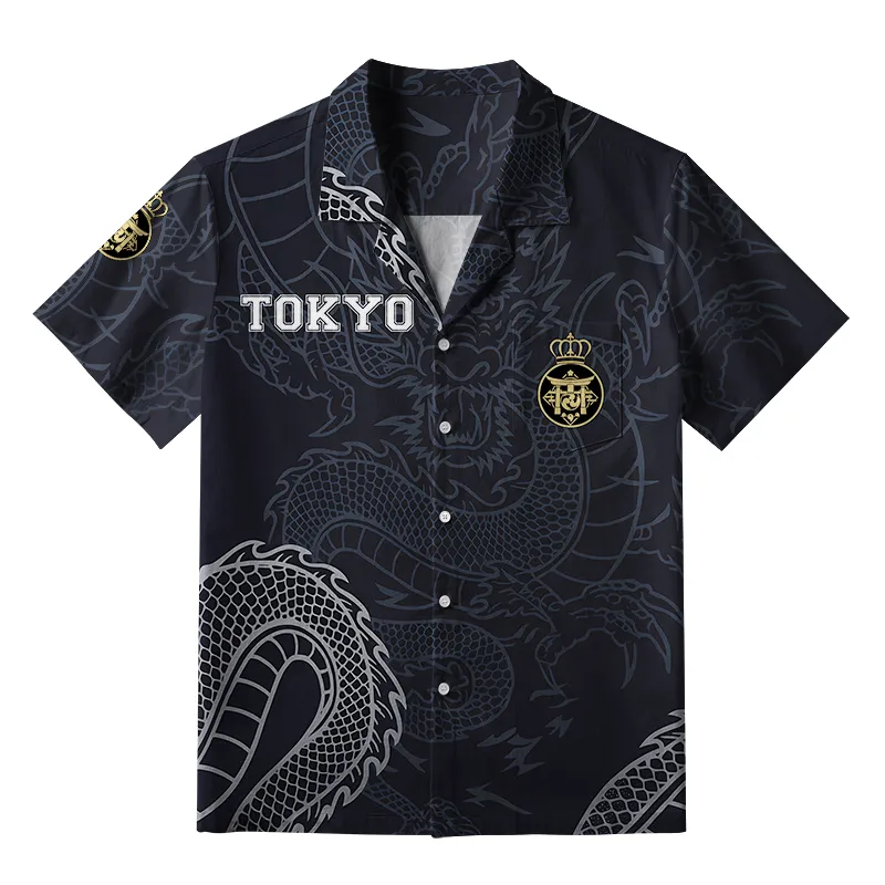 Tokyo-Tiger Rise Of The Dragon Aloha Hawaiian Shirt