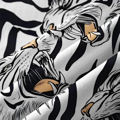 Tokyo-Tiger Roaring Tiger Button-up Shirt