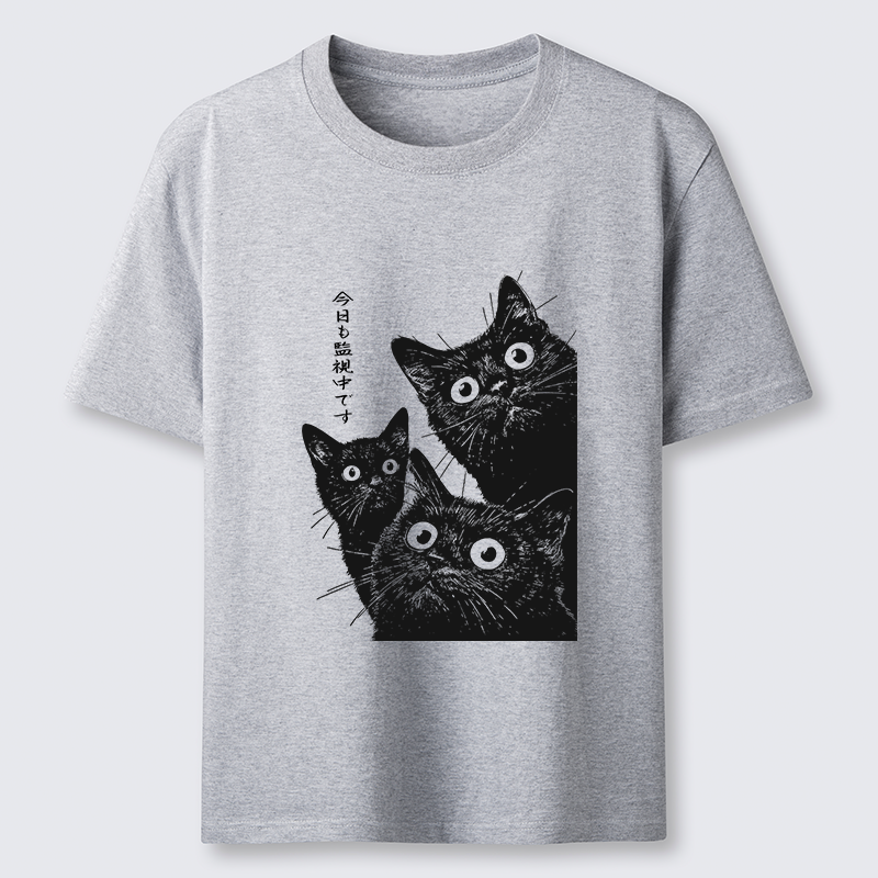 Tokyo-Tiger Three Cats Are Watching You Today Classic T-Shirt