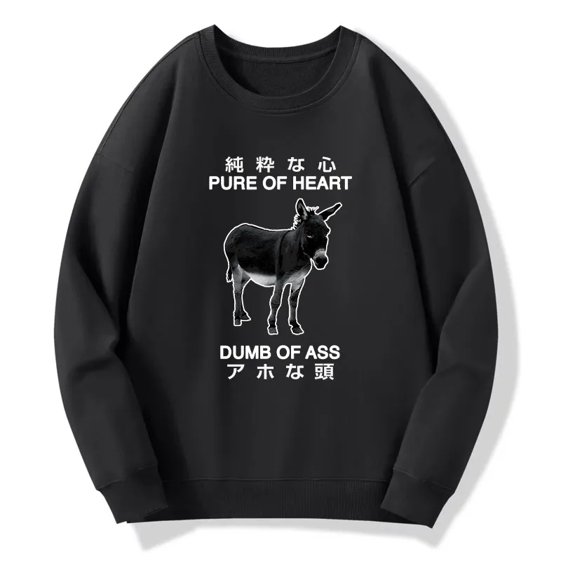 Tokyo-Tiger Pure Of Heart Dumb Of Ass Sweatshirt
