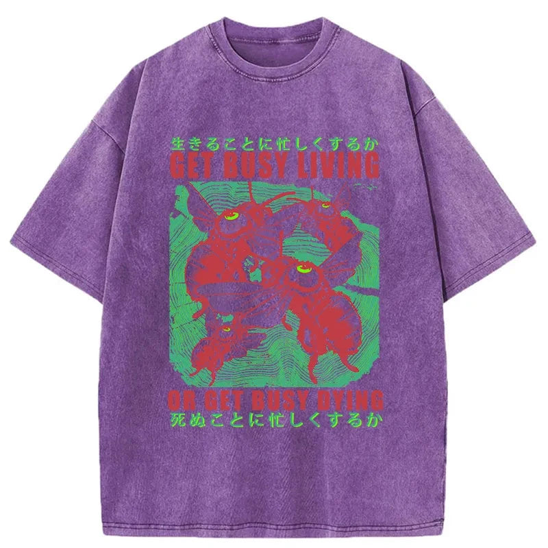 Tokyo-Tiger Busy Bee Japanese Washed T-Shirt