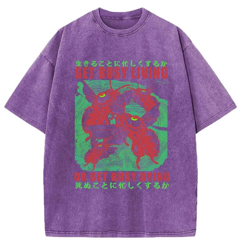 Tokyo-Tiger Busy Bee Japanese Washed T-Shirt