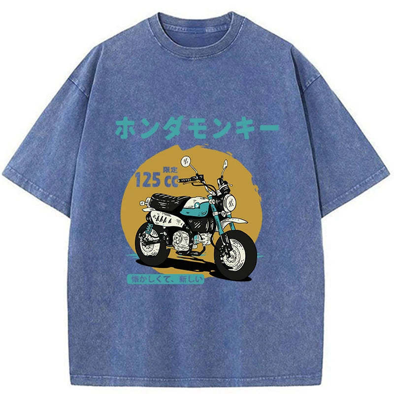 Tokyo-Tiger Honda Motorcycle Japanese Washed T-Shirt Sale