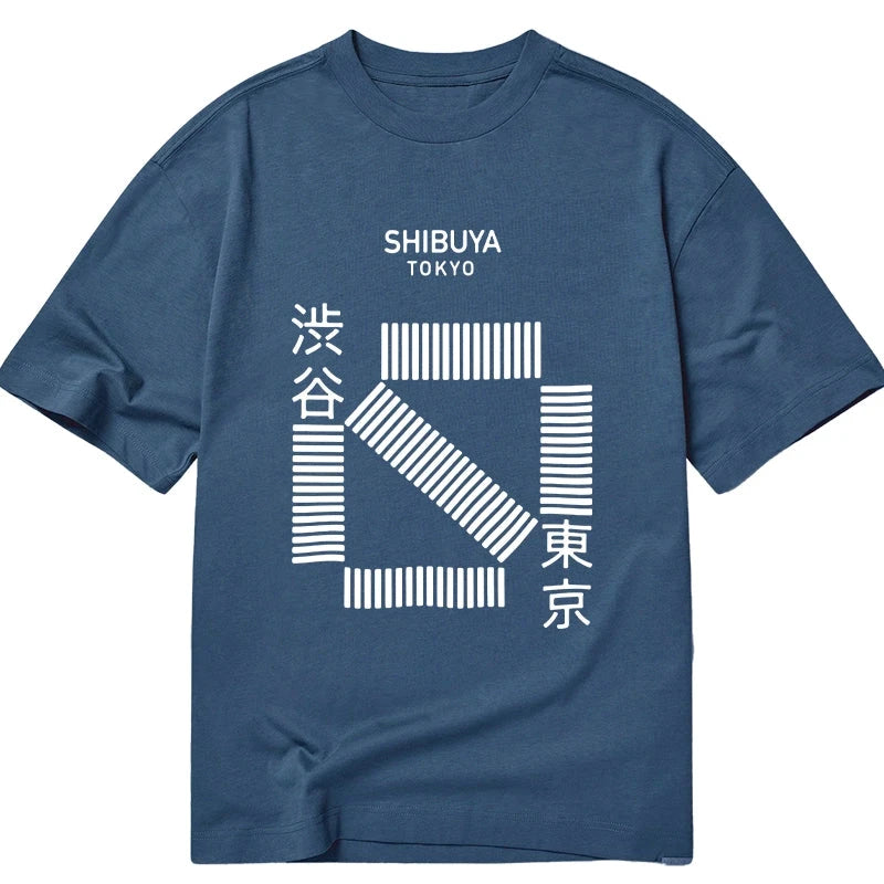 Tokyo-Tiger Japanese Shibuya Crossing Classic T-Shirt