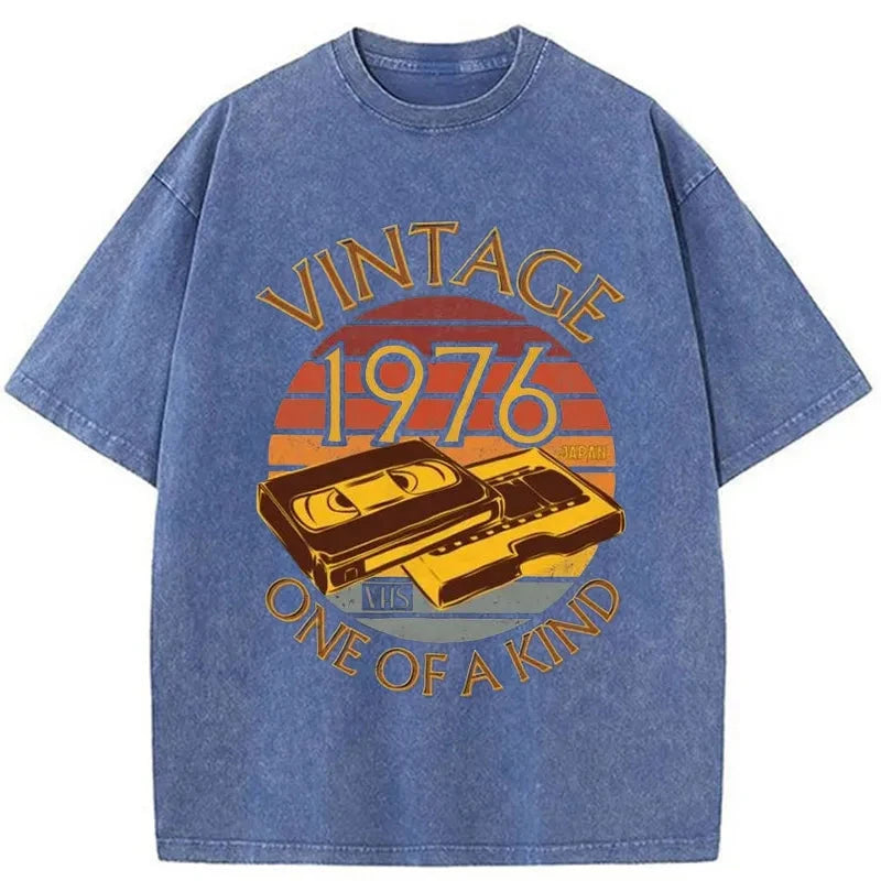Tokyo-Tiger 70s Vintage VHS 1976 Japan Washed T-Shirt-tokyo-tiger