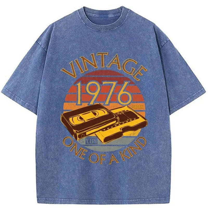 Tokyo-Tiger 70s Vintage VHS 1976 Japan Washed T-Shirt-tokyo-tiger