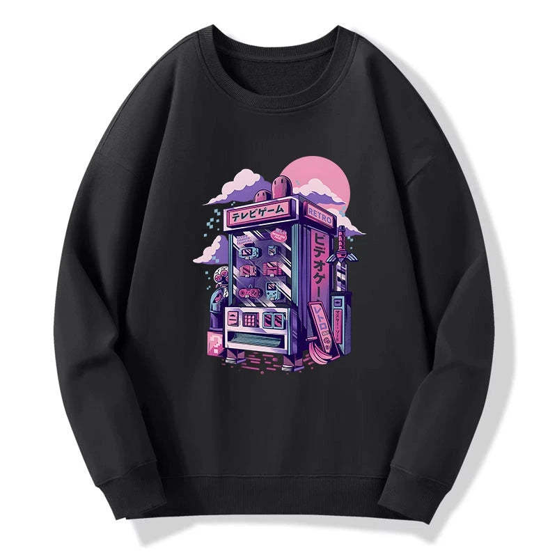 Tokyo-Tiger Japanese Vending Machines Sweatshirt