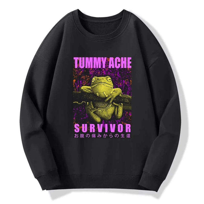 Tokyo-Tiger A Frog With Stomachache Sweatshirt