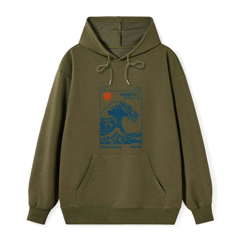 Tokyo-Tiger Hokkaido Wave Japan Classic Hoodie