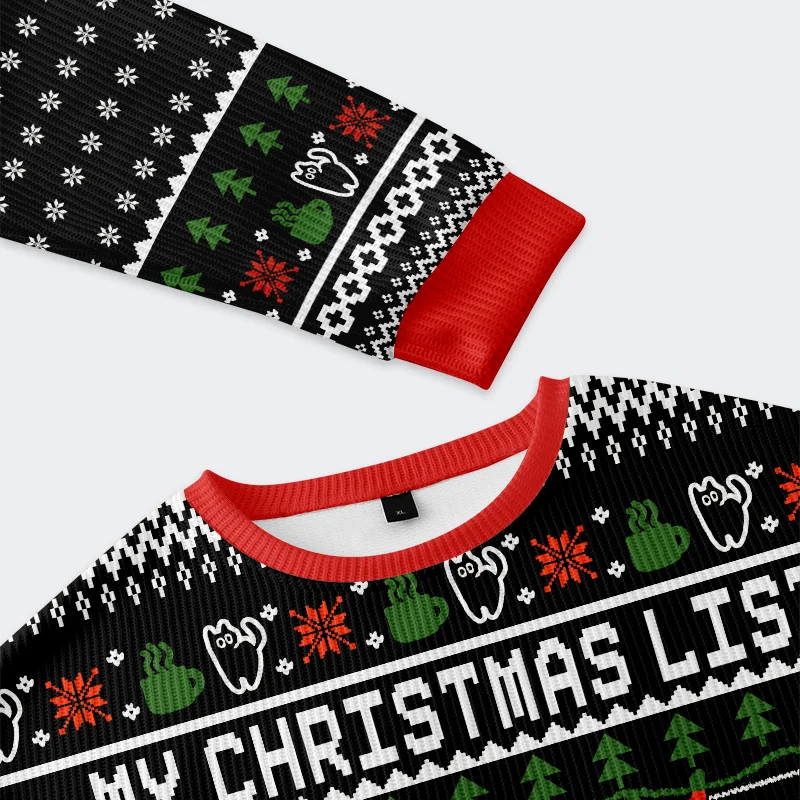 Tokyo-Tiger Elements Table Christmas Ugly Sweatshirt