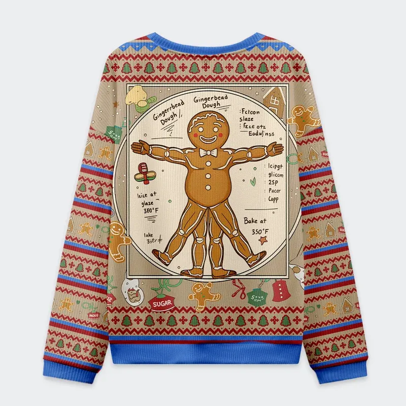 Tokyo-Tiger The Gingerbread Man Christmas Ugly Sweatshirt