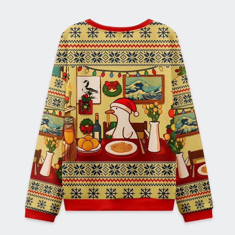 Tokyo-Tiger Geese During The Festival Christmas Ugly Sweatshirt