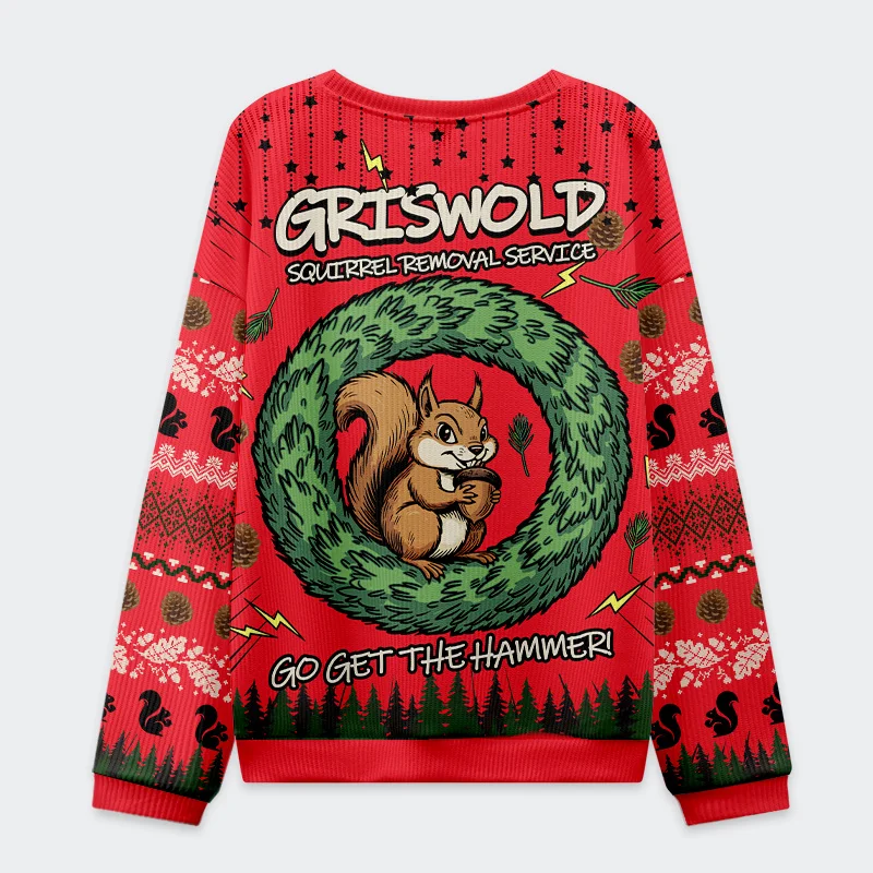 Tokyo-Tiger Squirrel Removal Service Christmas Ugly Sweatshirt