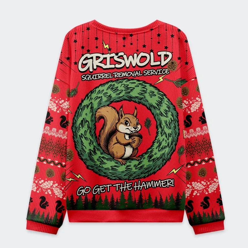 Tokyo-Tiger Squirrel Removal Service Christmas Ugly Sweatshirt