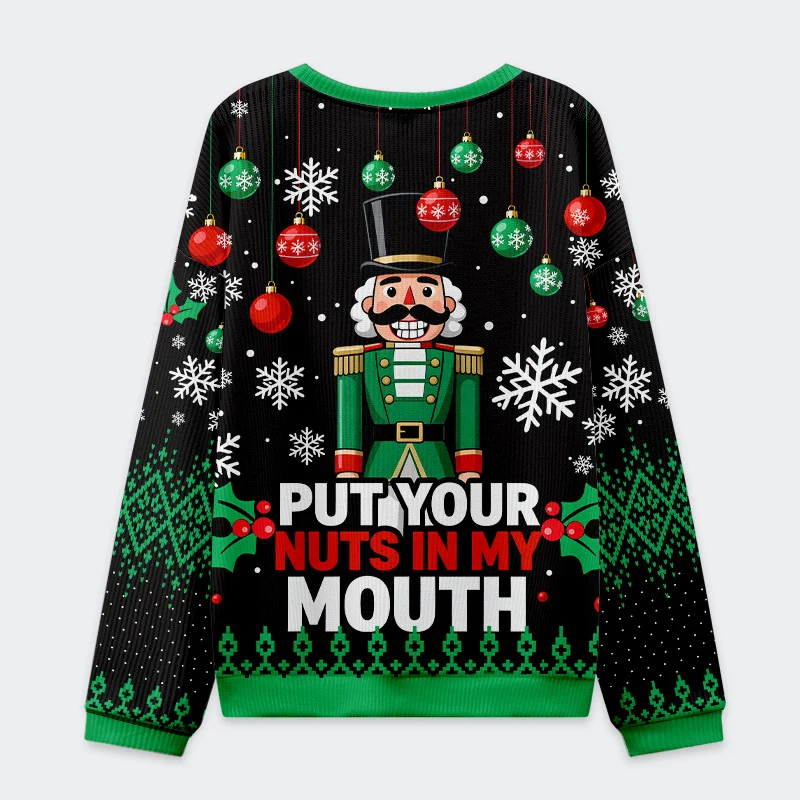 Tokyo-Tiger Nutcracker Funny Christmas Ugly Sweatshirt