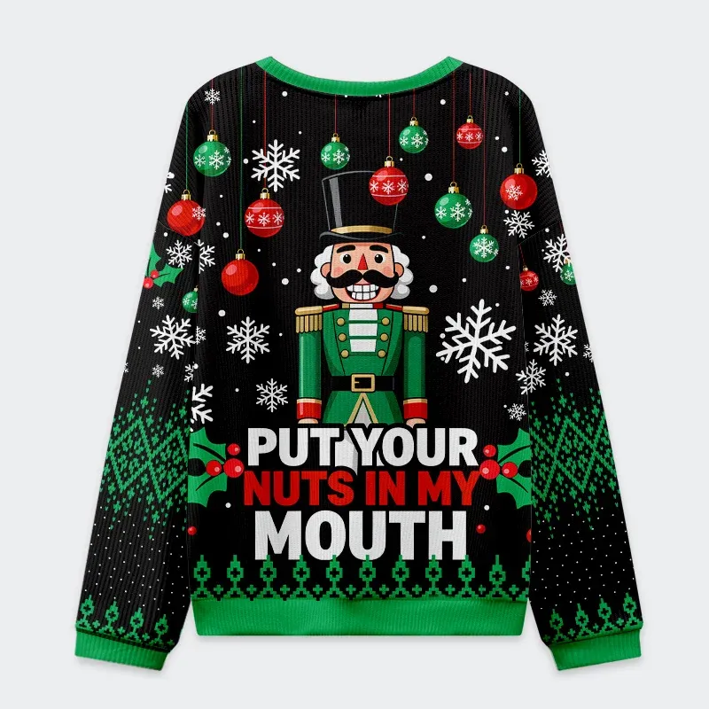Tokyo-Tiger Nutcracker Funny Christmas Ugly Sweatshirt
