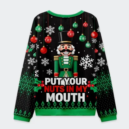 Tokyo-Tiger Nutcracker Funny Christmas Ugly Sweatshirt