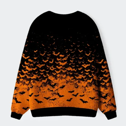 Tokyo-Tiger Night Bats Ugly Cardigan Sweater
