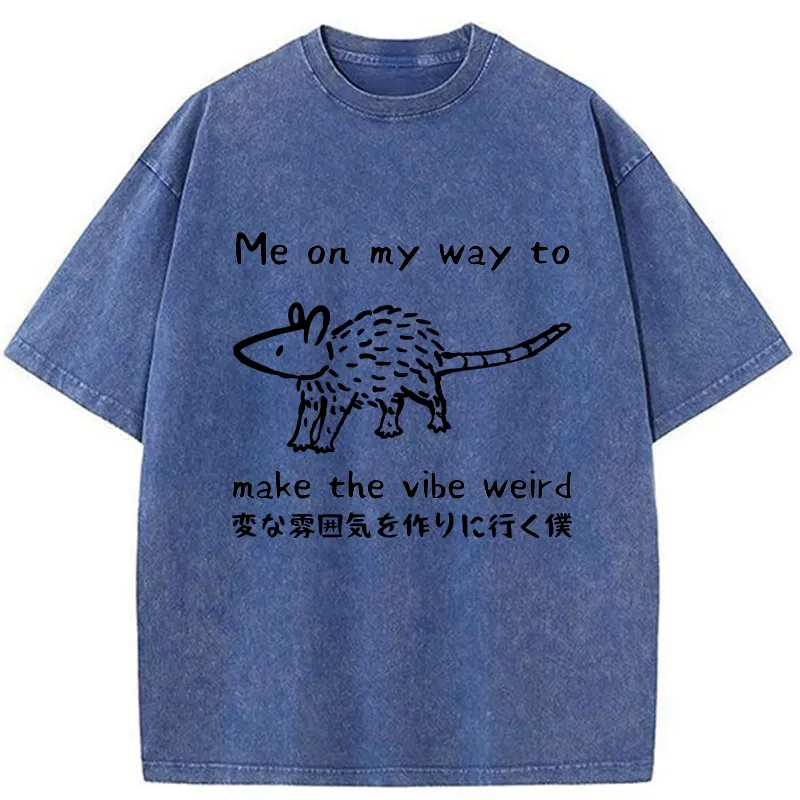 Tokyo-Tiger Making The Vibe Weird Washed T-Shirt